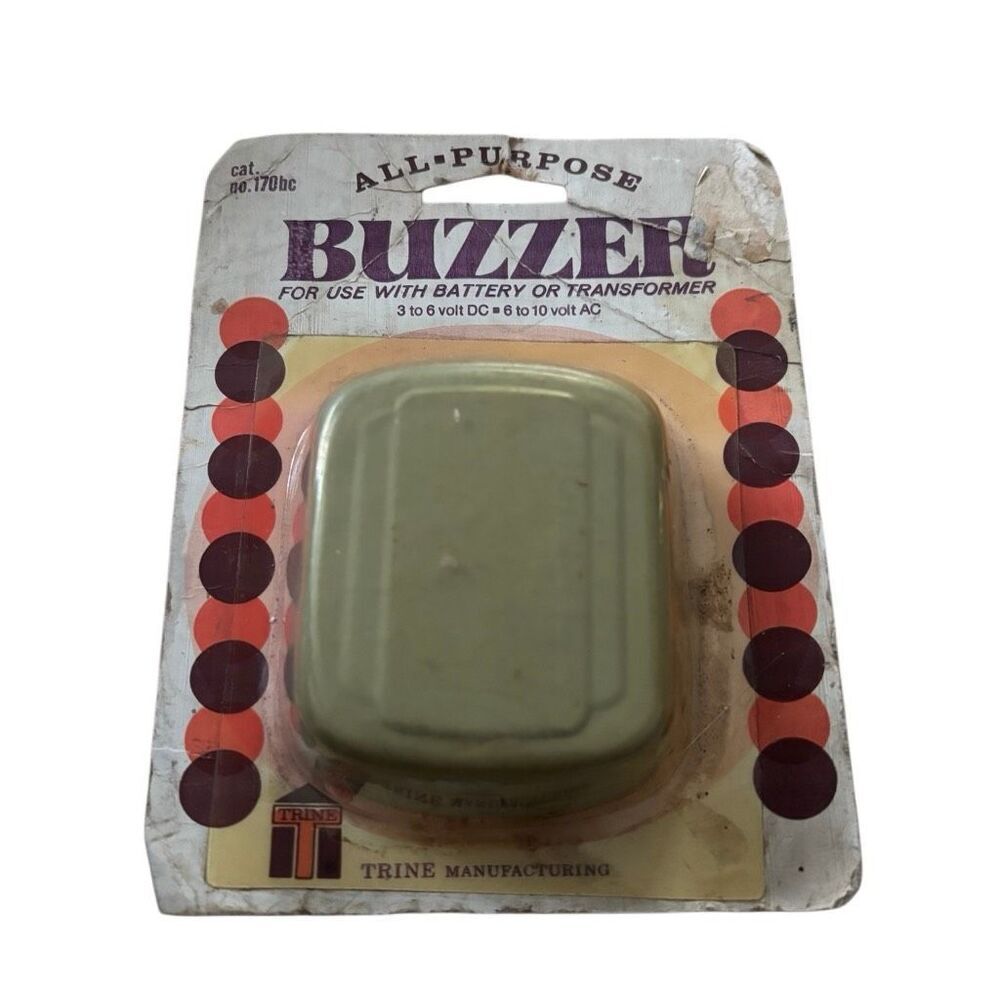 Trine Industries All Purpose Buzzer Cat No. 170bc *New*